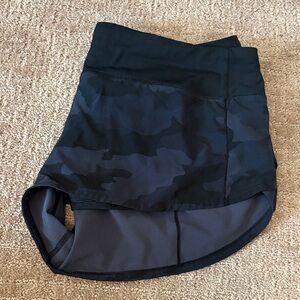 Lululemon camo speed up shorts